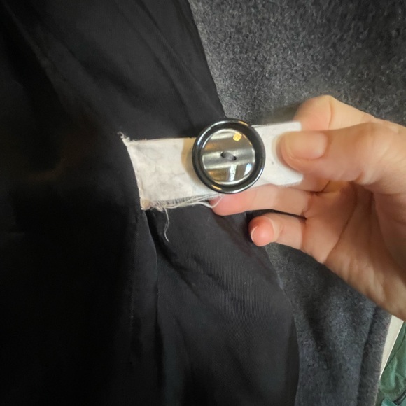 Zara gray wool coat size S - Picture 3 of 8